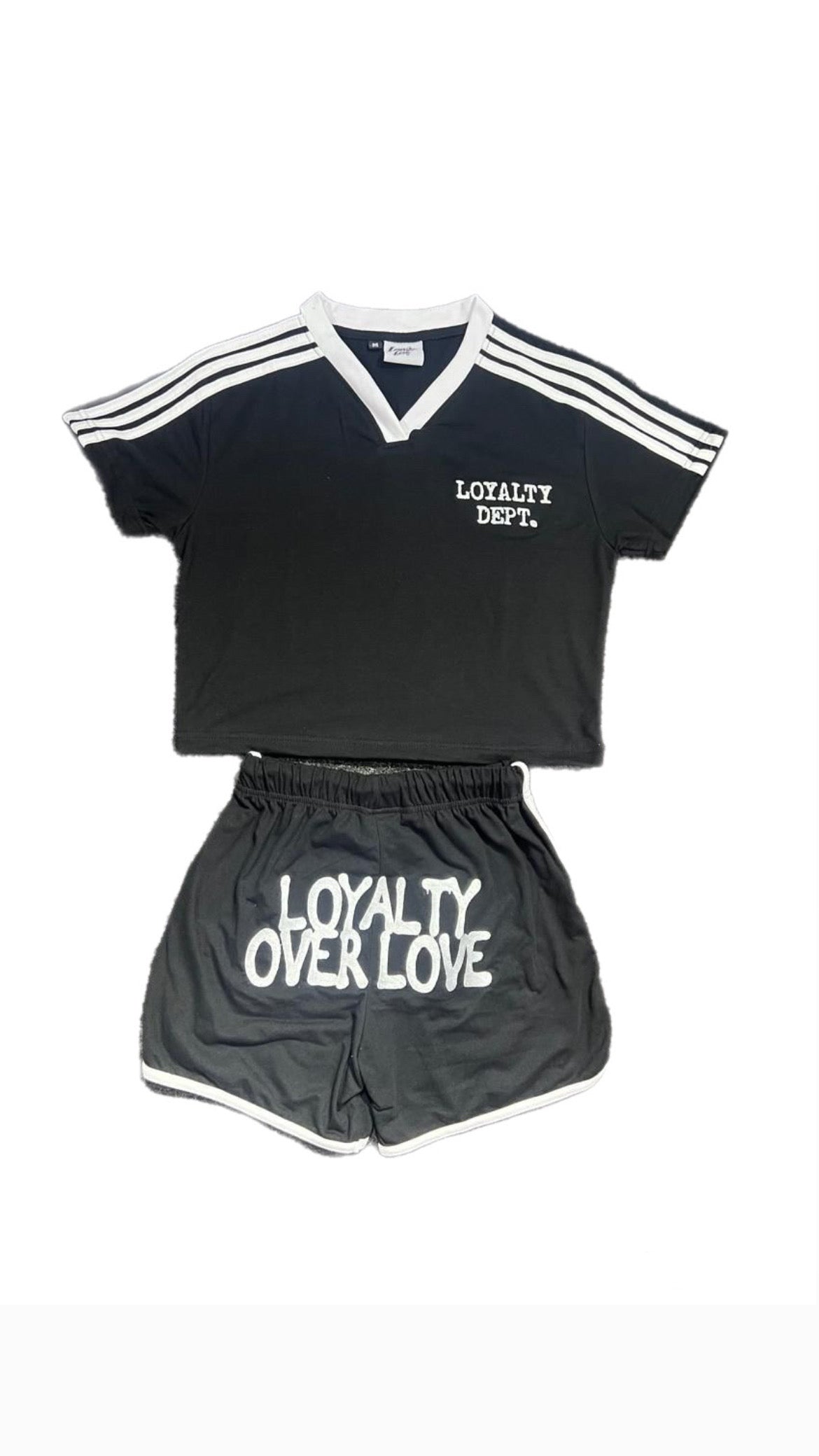 Black Ladies “ Loyalty Dept” Two piece sets