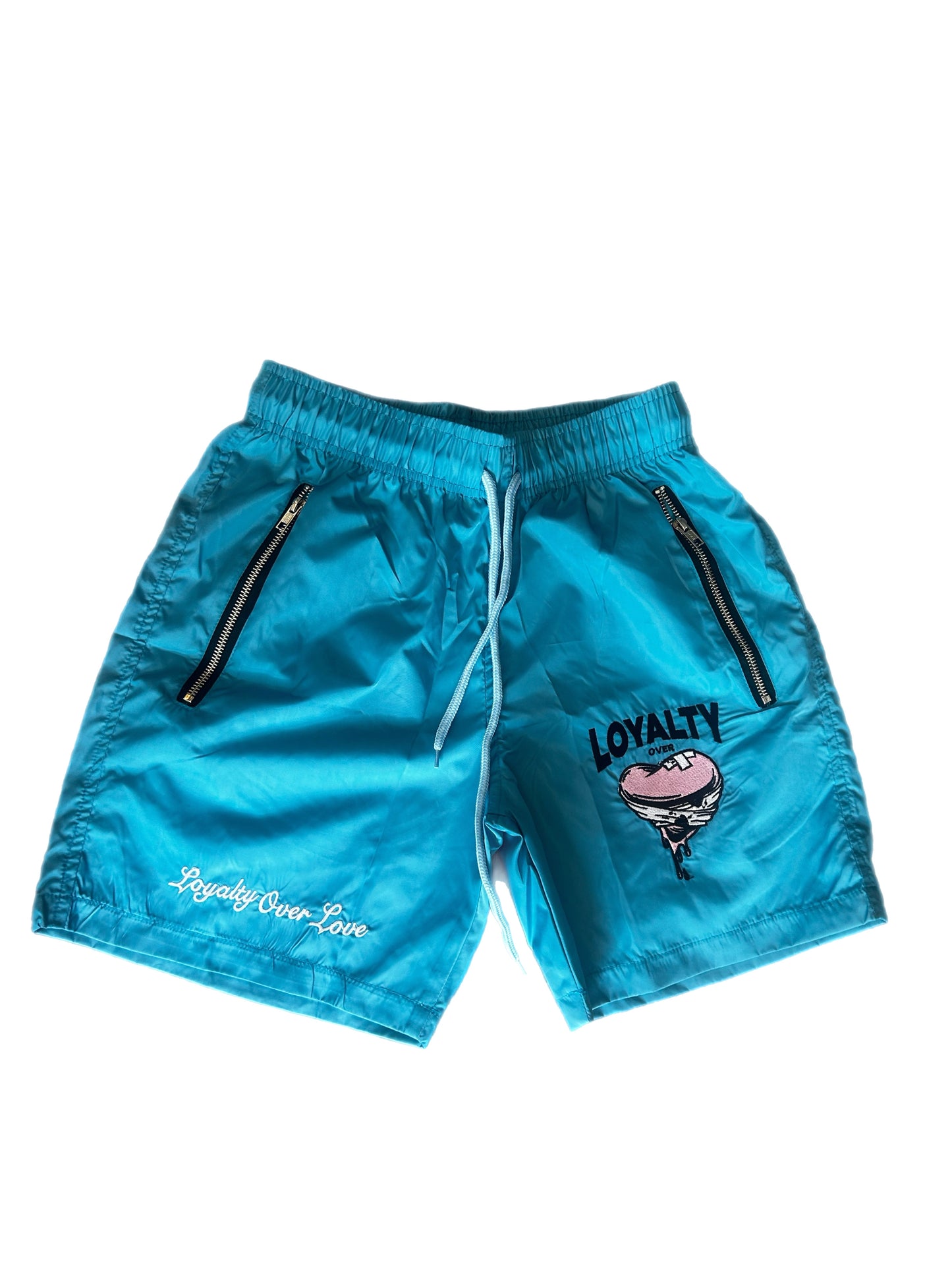 Sky Blue Jogger Shorts
