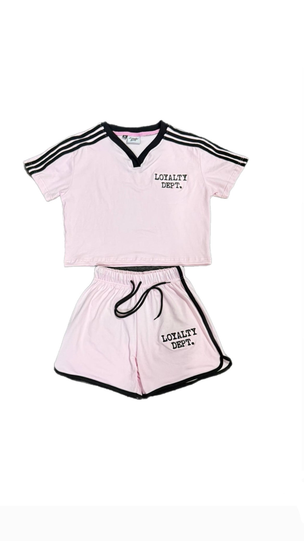 “Pink”  Ladies “Loyalty Dept” Two piece sets