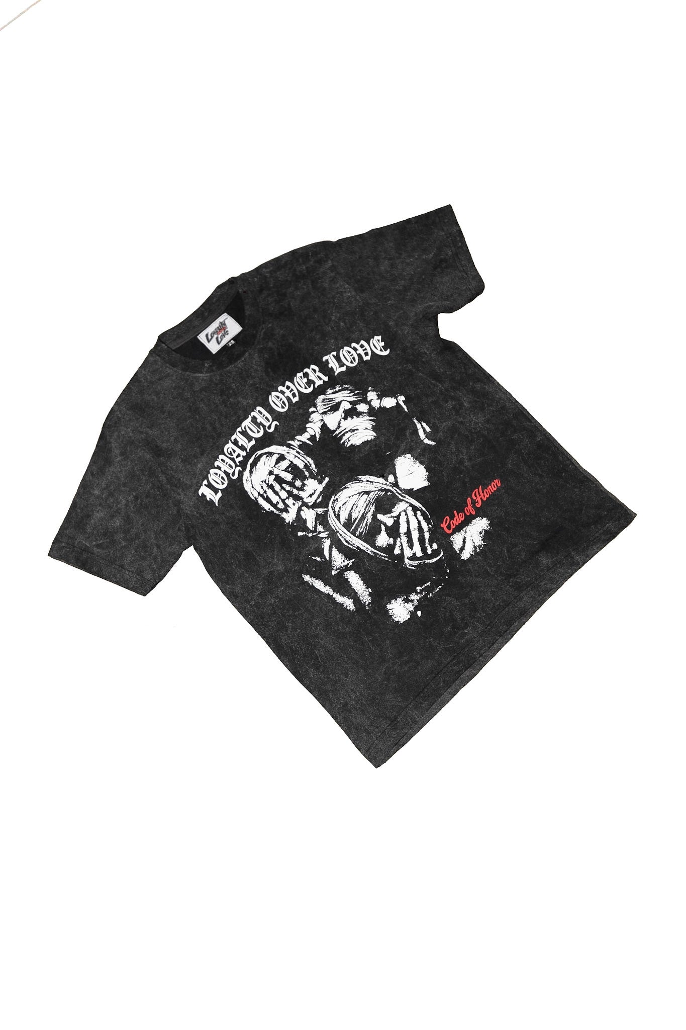 Acid Wash “ Code of Honor” tee